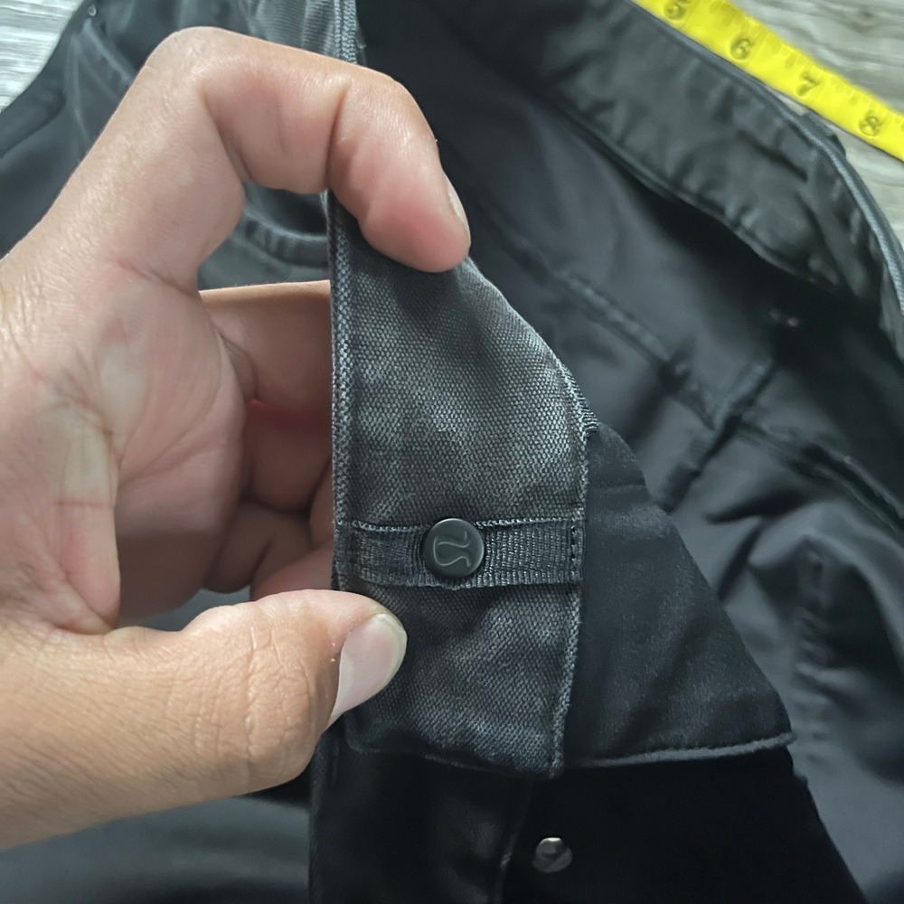 Lululemon ABC Pant Slim Black Mens 30 Technical 5 Pocket Trousers - Picture 4 of 7